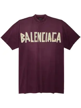 Balenciaga: Хлопковое платье Crew