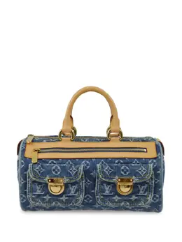 Louis Vuitton Pre-Owned: Голубая сумка 