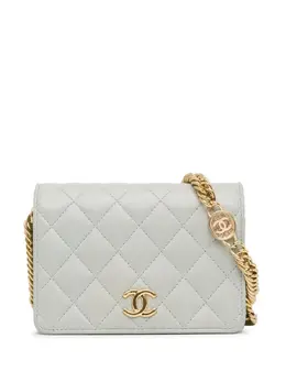 CHANEL Pre-Owned: Белый кошелёк 