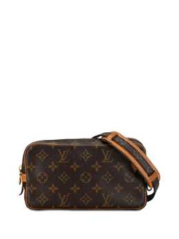 Louis Vuitton Pre-Owned: Коричневая сумка через плечо