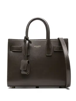 Saint Laurent: Тёмная сумка-шоппер  Sac de Jour