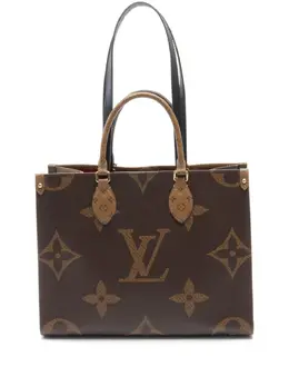 Louis Vuitton Pre-Owned: Коричневая сумка-шоппер