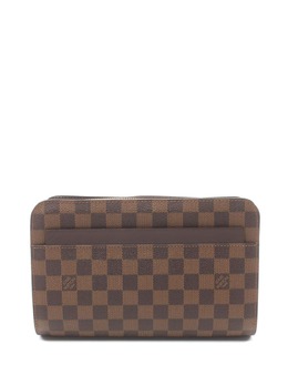 Louis Vuitton Pre-Owned: Коричневый клатч 