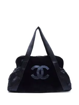 CHANEL Pre-Owned: Чёрная сумка 