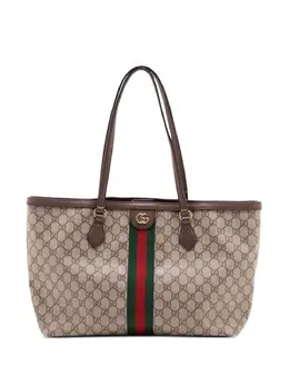 Gucci Pre-Owned: Коричневая сумка-шоппер 