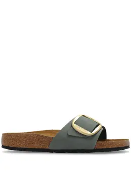 Birkenstock: Зелёные сандалии  Madrid Oiled