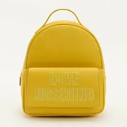 LOVE MOSCHINO: Жёлтый рюкзак 