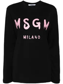 MSGM: Футболка с принтом 