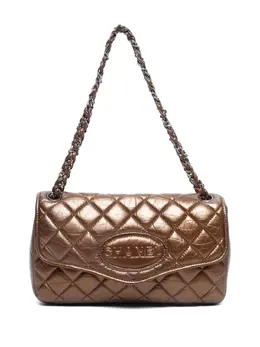 CHANEL Pre-Owned: Серебристая сумка 