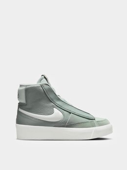 NIKE: Серые кеды  Blazer Mid