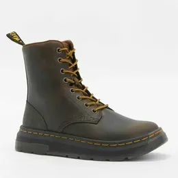 Dr. Martens: Тёмные ботинки 