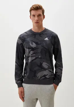 adidas: Серый свитшот 