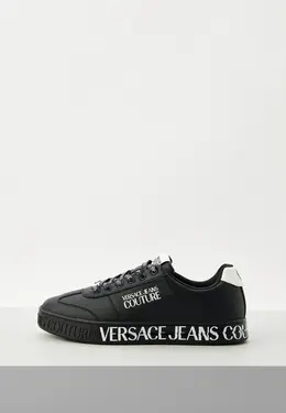 Versace Jeans Couture: Чёрные кеды 