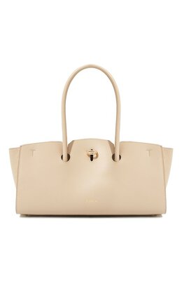 Furla: Бежевая сумка 