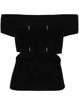 Alexander McQueen: Чёрный топ 