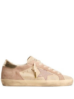 Golden Goose: Розовые кроссовки  Super Star