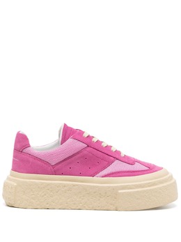 MM6 Maison Margiela: Розовые кроссовки 