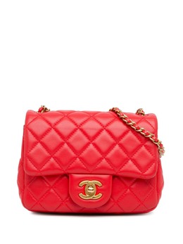 CHANEL Pre-Owned: Красная сумка через плечо 