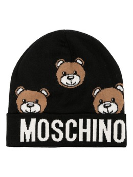 Moschino: Чёрная шапка  Teddy Bear