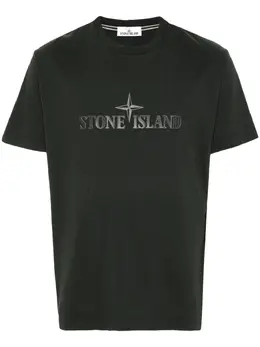 Stone Island: Хлопковая футболка 