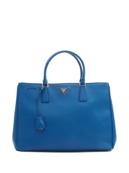 Prada Pre-Owned: Голубая сумка-шоппер 