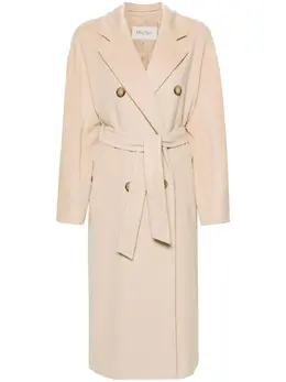 Max Mara: Бежевое пальто 