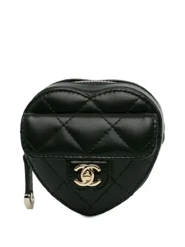 CHANEL Pre-Owned: Чёрный кошелёк 