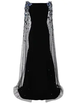 Jenny Packham: Чёрный плащ 