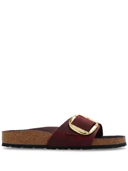 Birkenstock: Бордовые сандалии  Madrid Oiled