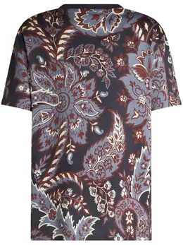 ETRO: Футболка с принтом 