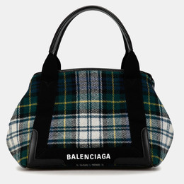 Balenciaga: Зелёная сумка  Navy