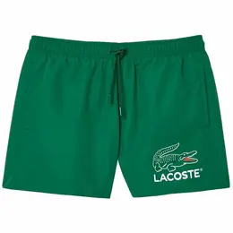 LACOSTE: Зелёные шорты 