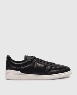 Valentino: Чёрные кроссовки 