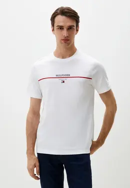 Tommy Hilfiger: Белая футболка 