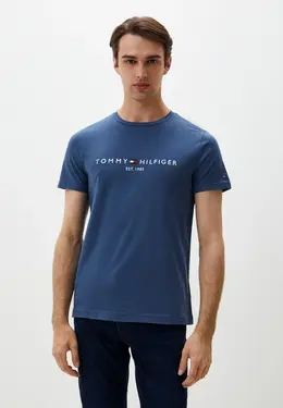 Tommy Hilfiger: Синяя футболка 