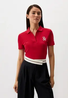 Tommy Hilfiger: Красное поло 