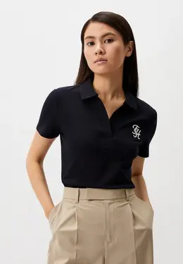 Tommy Hilfiger: Синее поло 