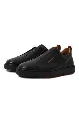 Santoni: Чёрные кеды 