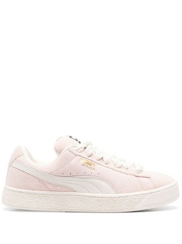 PUMA: Светлые кроссовки  Suede