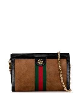 Gucci Pre-Owned: Коричневая сумка через плечо 