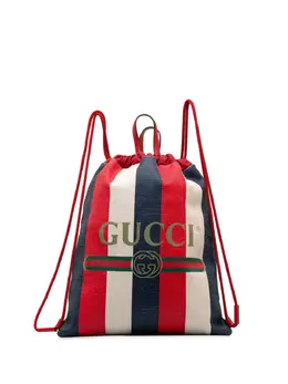 Gucci Pre-Owned: Рюкзак в полоску 