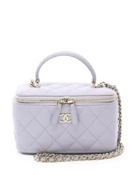 CHANEL Pre-Owned: Фиолетовая сумка 