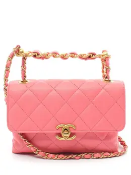 CHANEL Pre-Owned: Розовая сумка 