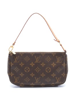 Louis Vuitton Pre-Owned: Коричневый клатч