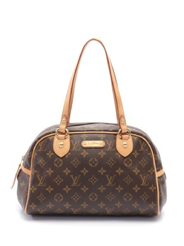 Louis Vuitton Pre-Owned: Коричневая сумка-шоппер 