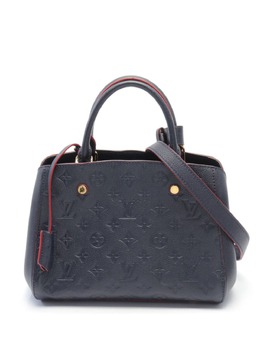 Louis Vuitton Pre-Owned: Синяя сумка