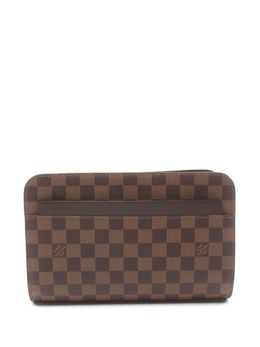 Louis Vuitton Pre-Owned: Коричневый клатч 