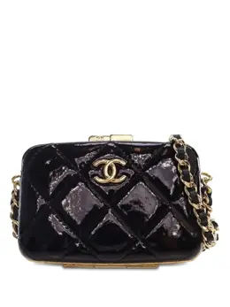 CHANEL Pre-Owned: Чёрная сумка через плечо 