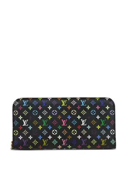 Louis Vuitton Pre-Owned: Чёрный кошелёк 