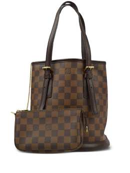 Louis Vuitton Pre-Owned: Коричневая сумка-шоппер